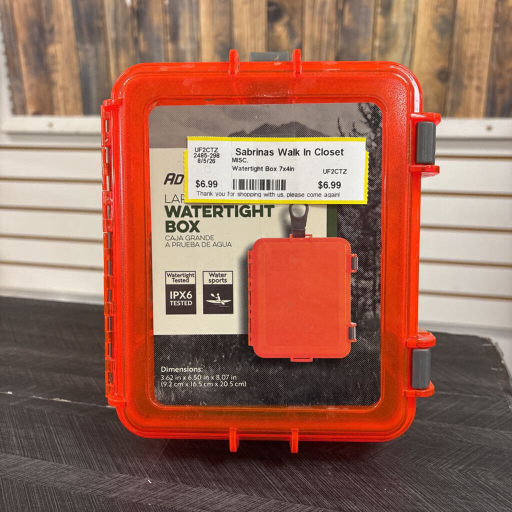 Watertight Box 7x4in