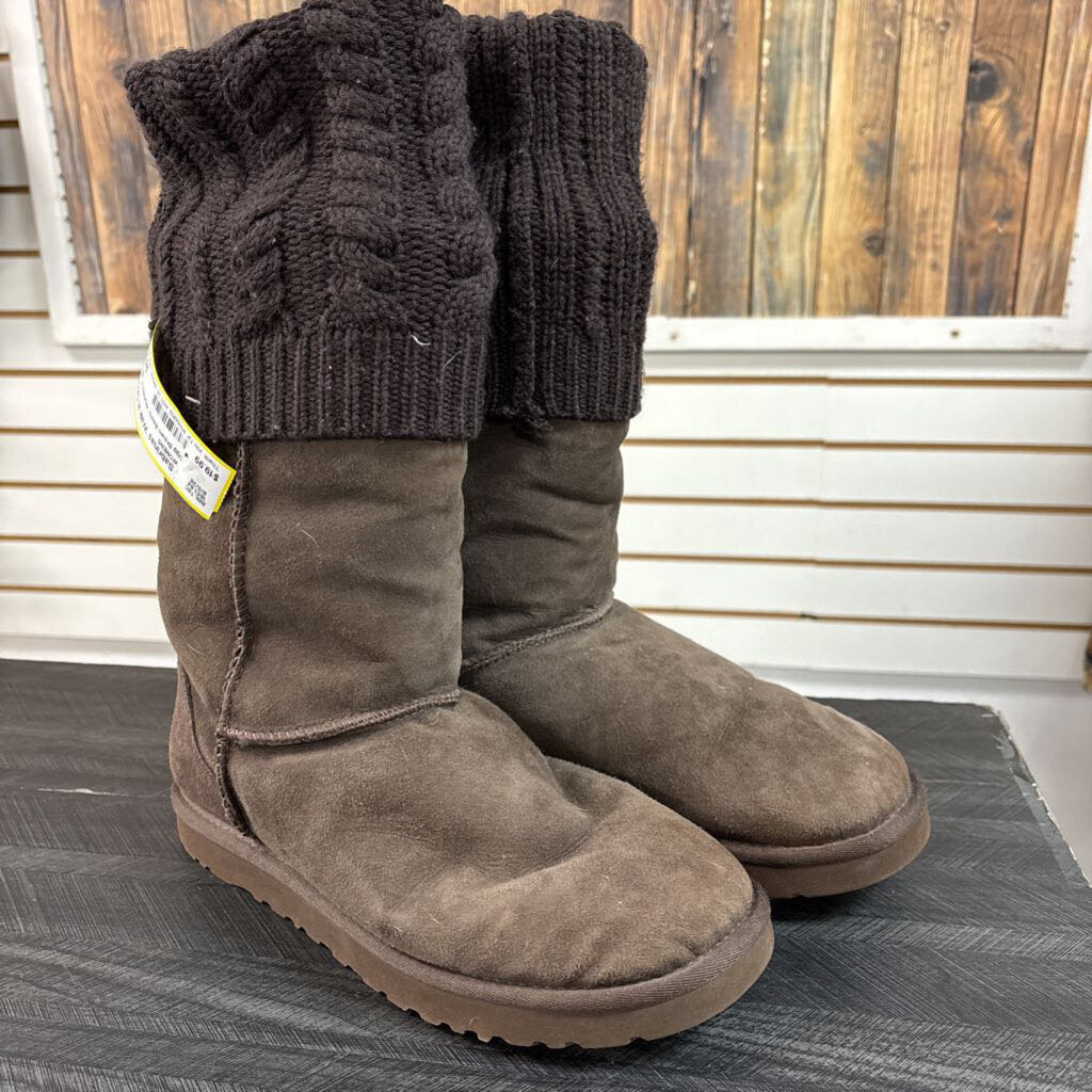 Ugg Brown Boots, Womens 8
