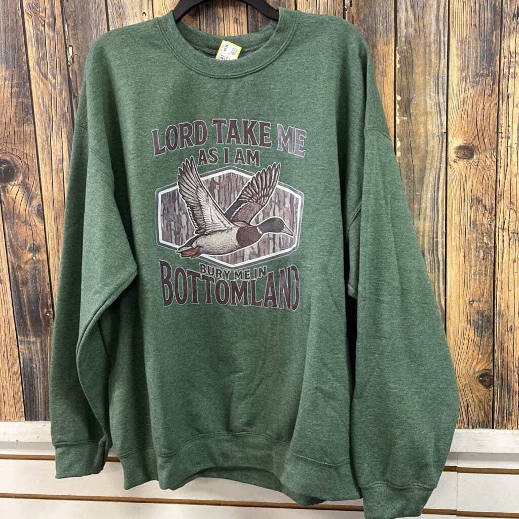 Bury Me in Bottomland Sweatshirt, Womens XL