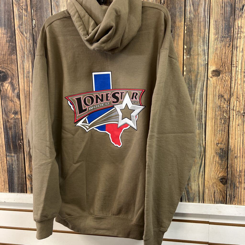 Lone Star Rodeo Hoodie, Mens XL