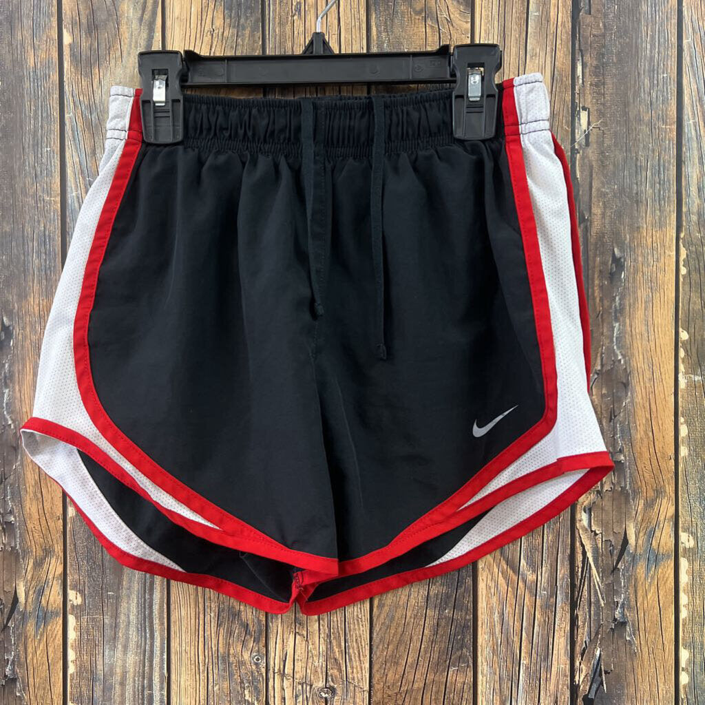 Nike Dri-Fit Black/Red Shorts, Womens XS