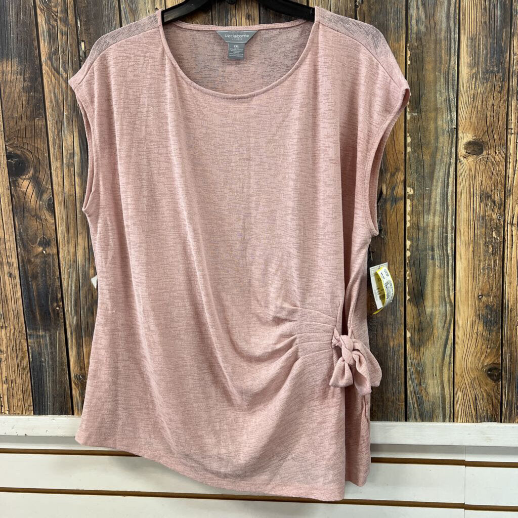 NWT Liz Claiborne Pink Sheer Top, Women's 2X