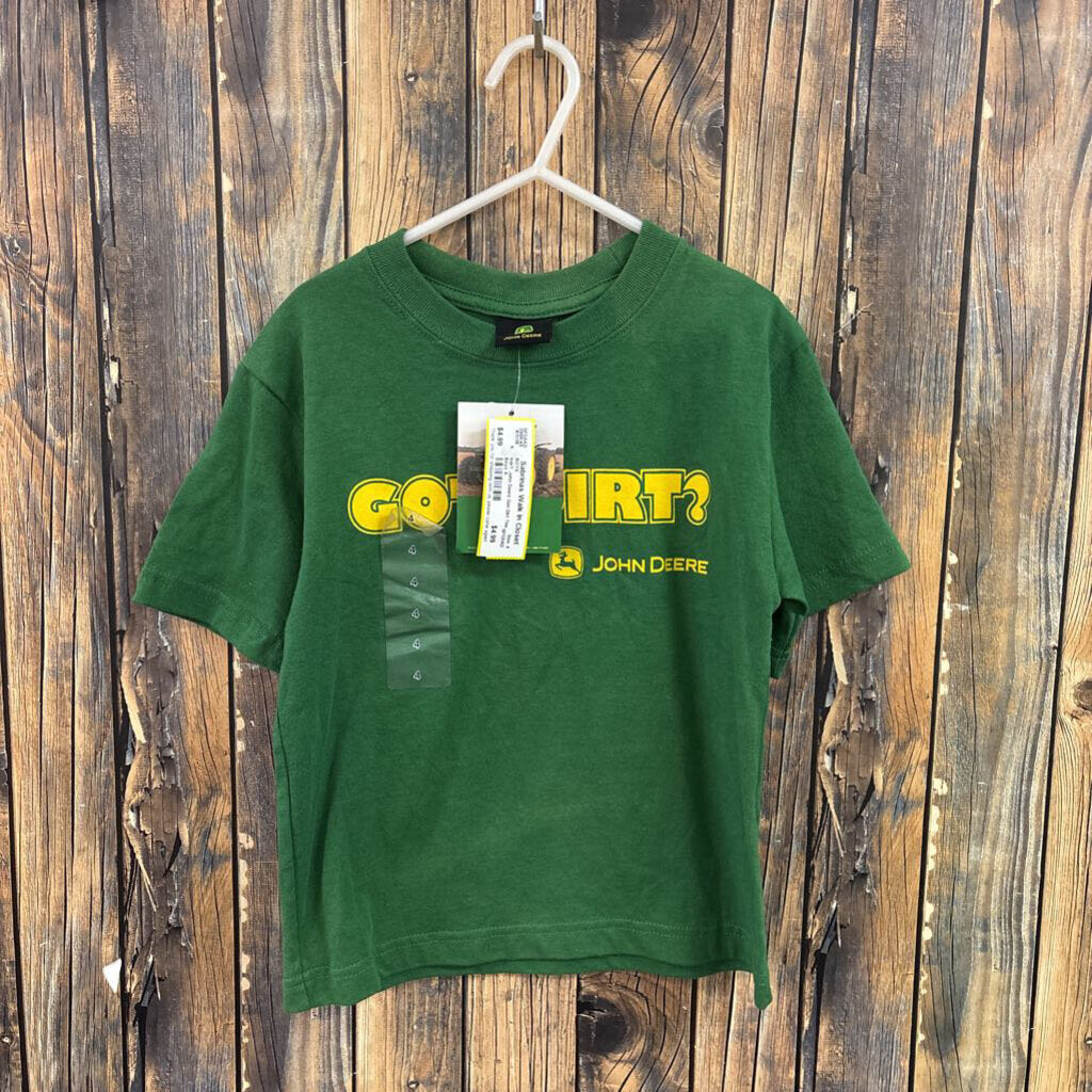 NWT John Deere Got Dirt Tee, Boys 4