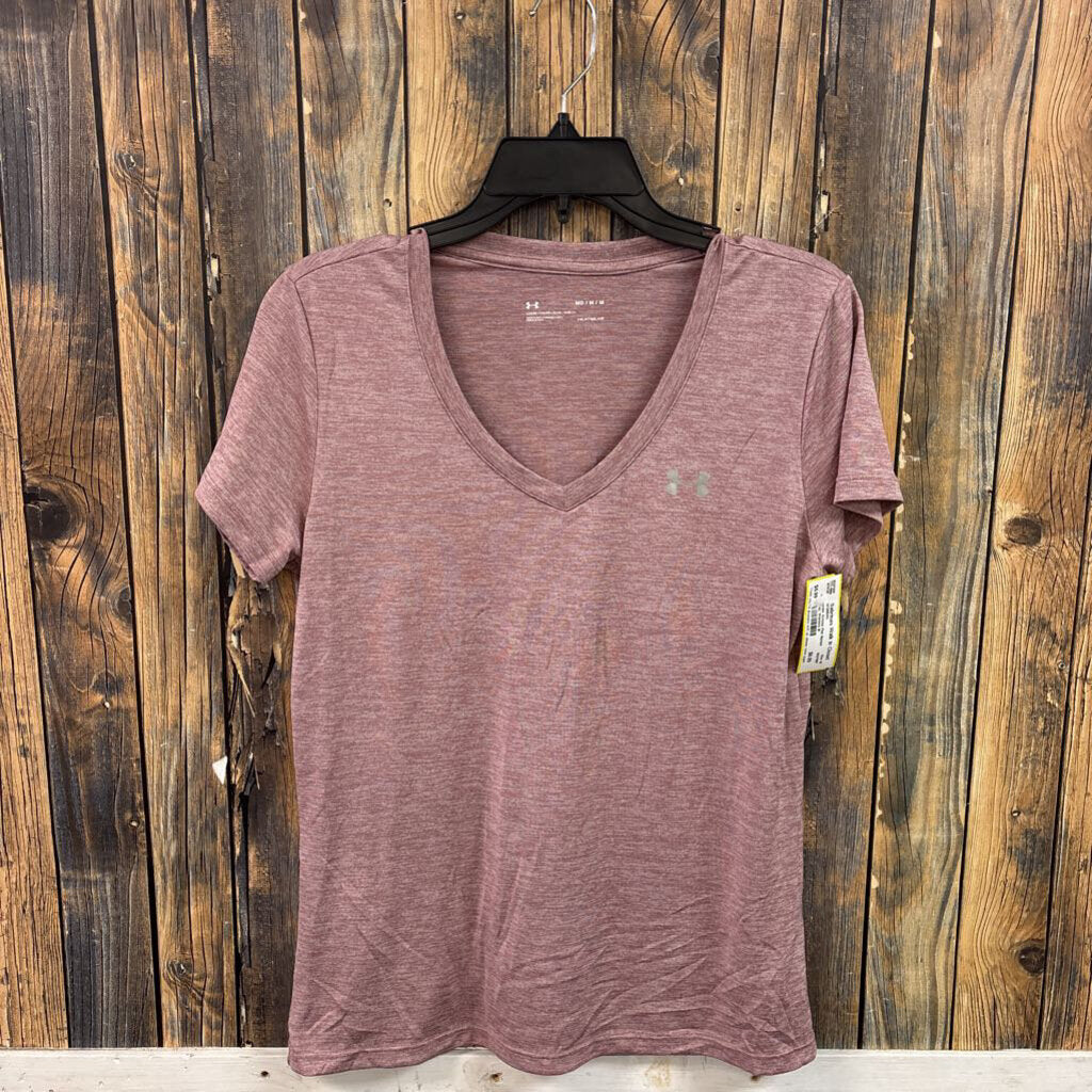 Under Armour Pink Marled Top, Womens M