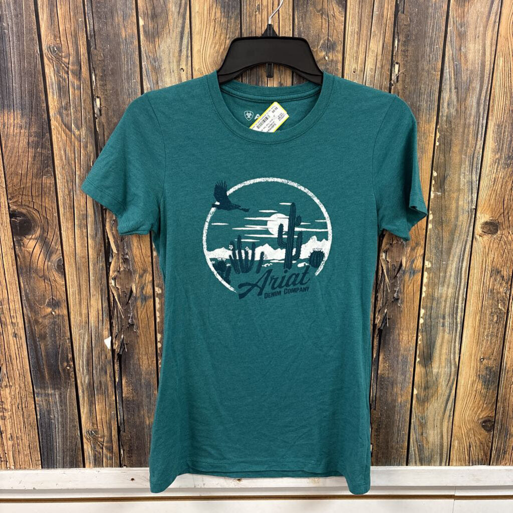 Ariat Teal Tee, Women's S