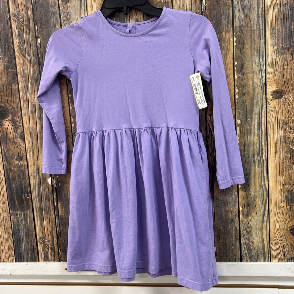 Primary Purple Dress, Girls 8-9