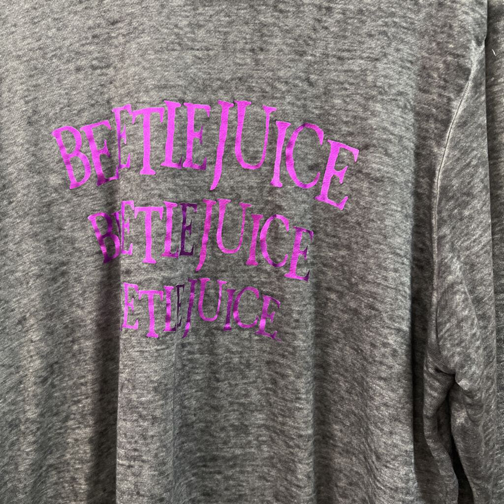 Beetlejuice Grey Top, Womens 18/20
