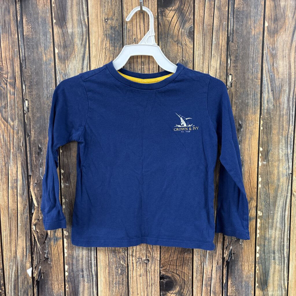 Crown and Ivy Fish Shirt, Boy's 4T