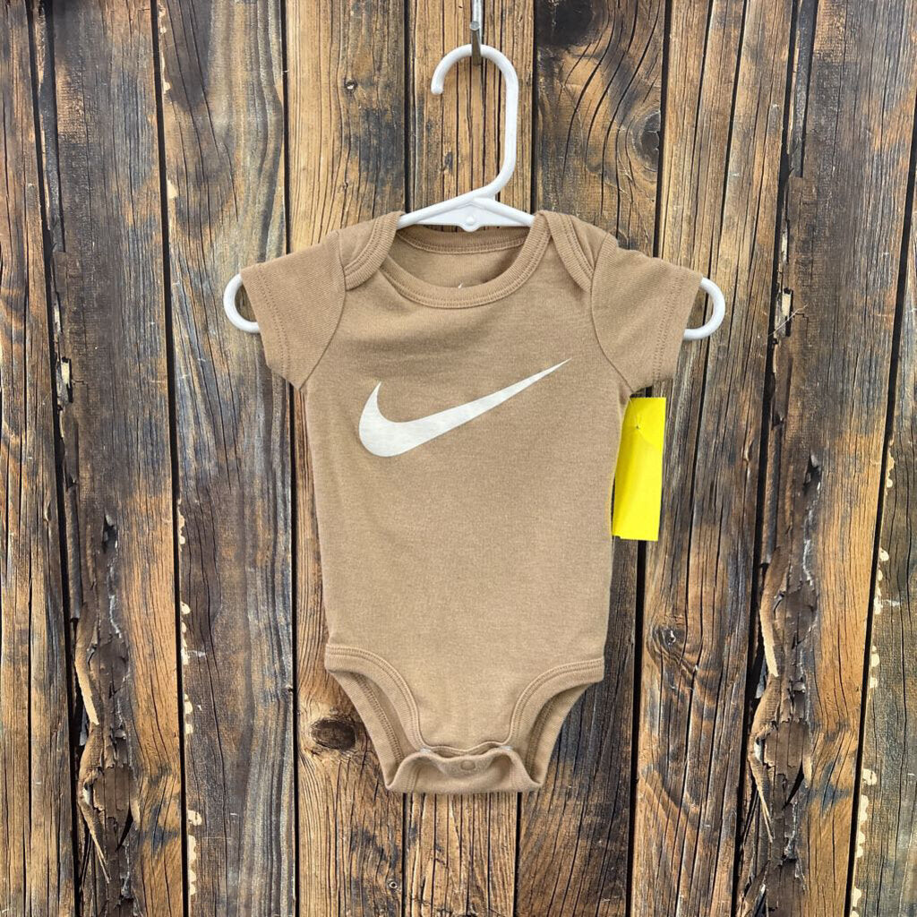 Nike Brown Onesie, Boys 0-6M