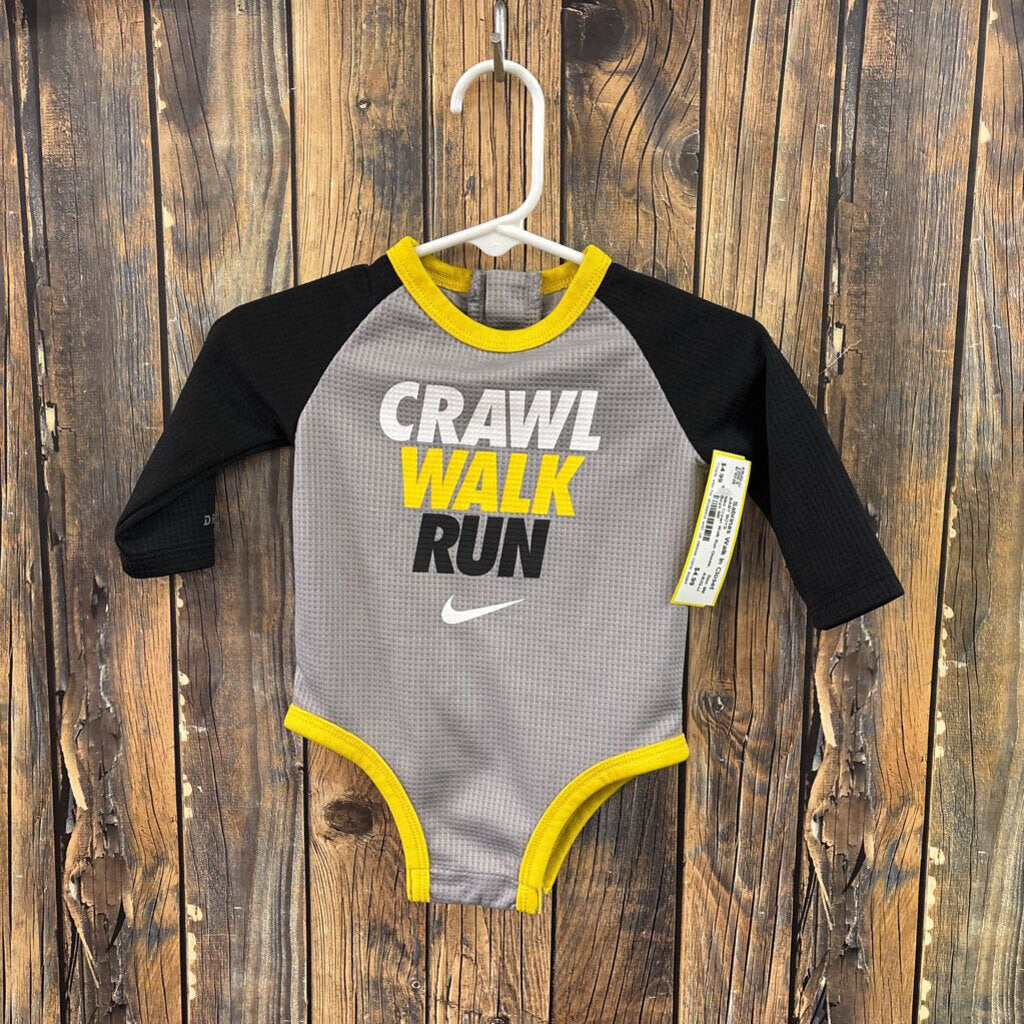 Nike Crawl Walk Run Onesie, Boys 6M