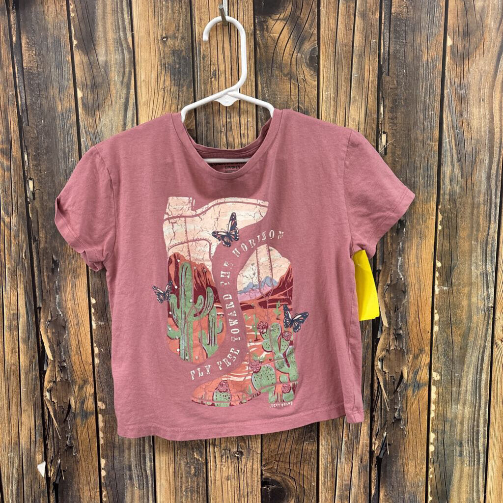 Lucky Brand Boot Tee, Girls 7