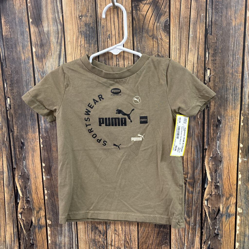 Puma Brown Tee, Boys 3T