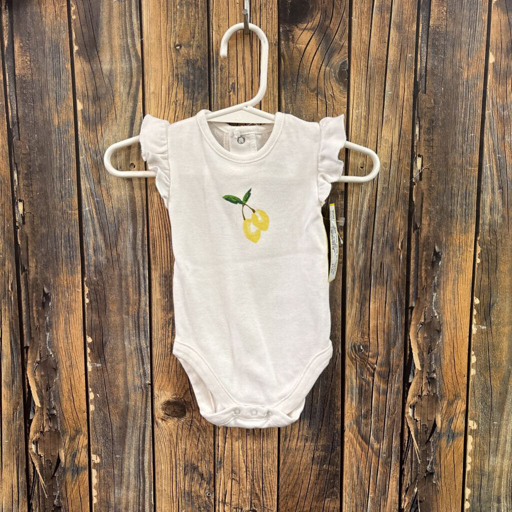 Jessica Simpson Lemon Onesie (1), Girls 3-6M