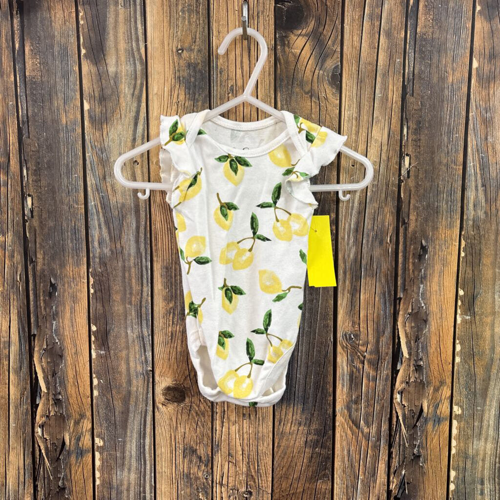 Jessica Simpson Lemon Onesie (2), Girls 3-6M