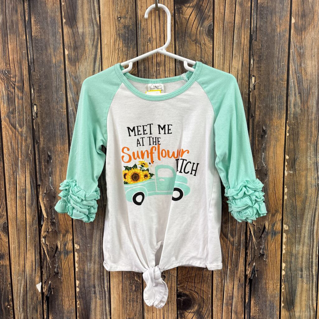 Sunflower Patch Top, Girls 5/6