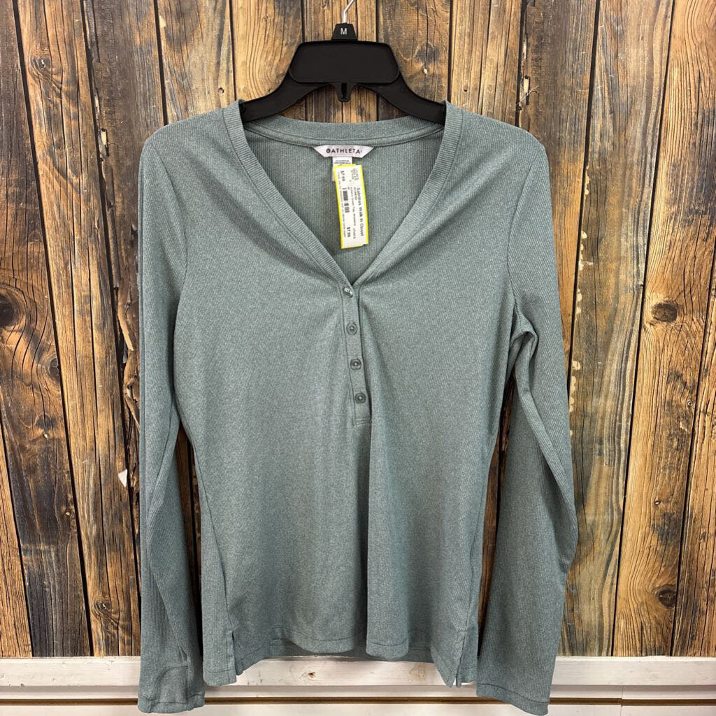 Athleta Green Top, Women's M