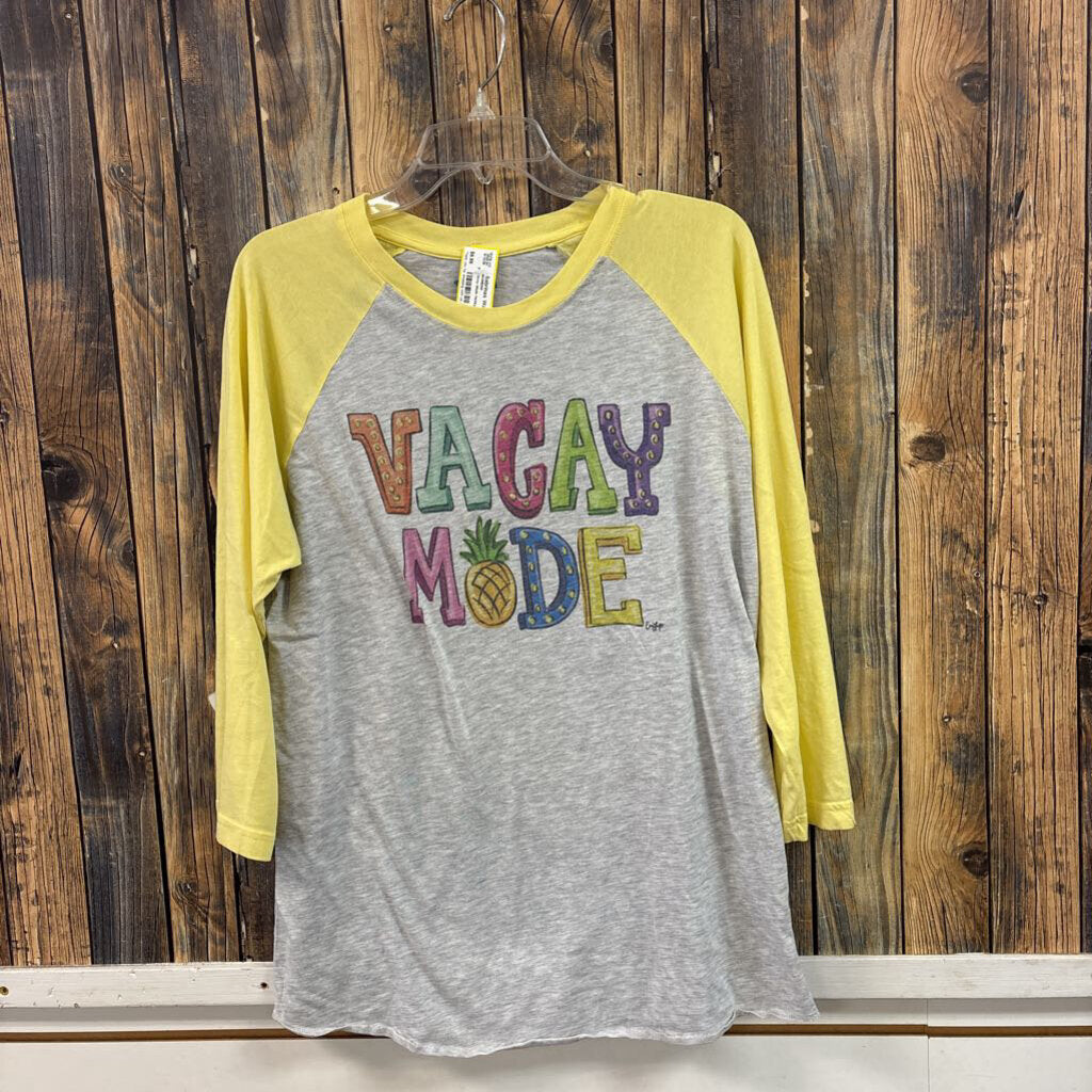 Vacay Mode Henley, Womens L