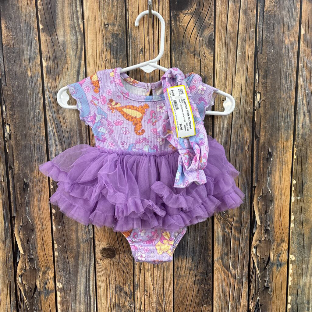 Pooh Tutu Dress, Girls 0-3M
