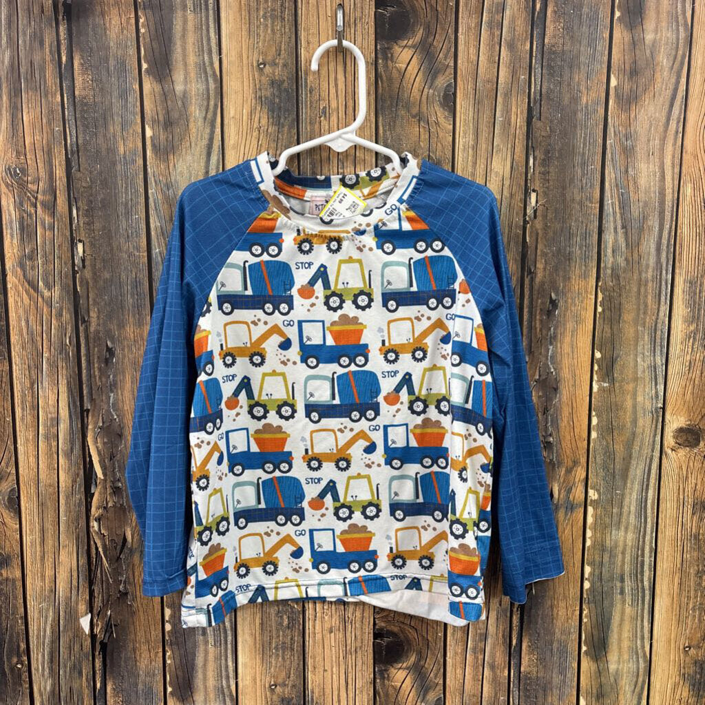 Pete & Lucy Construction Top, Boys 4T