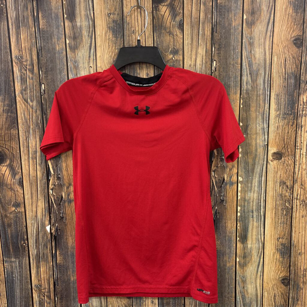 Under Armour Red Tee, Boys 12/14
