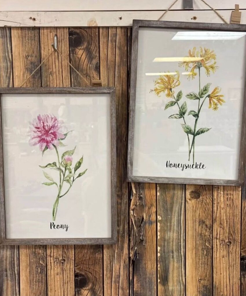 2 PC Framed Art - NO SHIP - 11x16