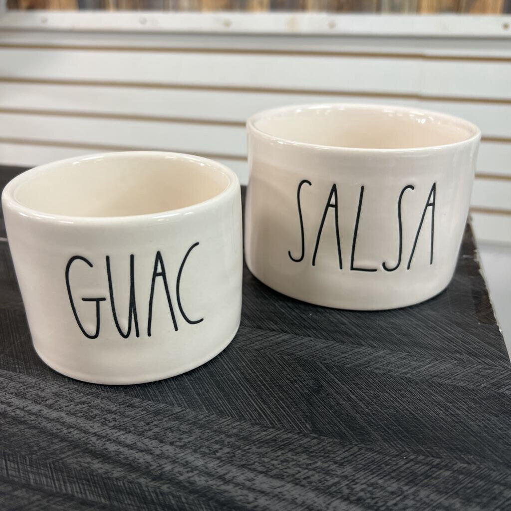 Rae Dunn Salsa & Guac Set - NO SHIP