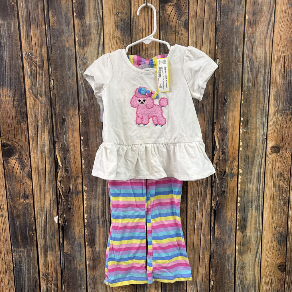 Counting Daisys Poodle Outfit, Girls 2T