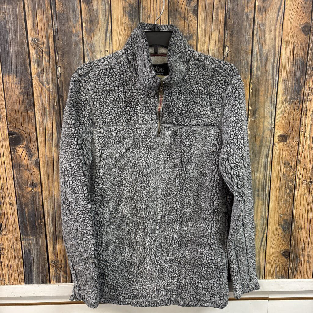 Grizzly Sherpa Grey Pullover, Womens S