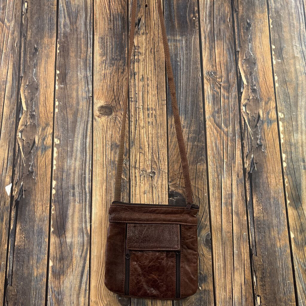 Genuine Leather Crossbody - 6x6