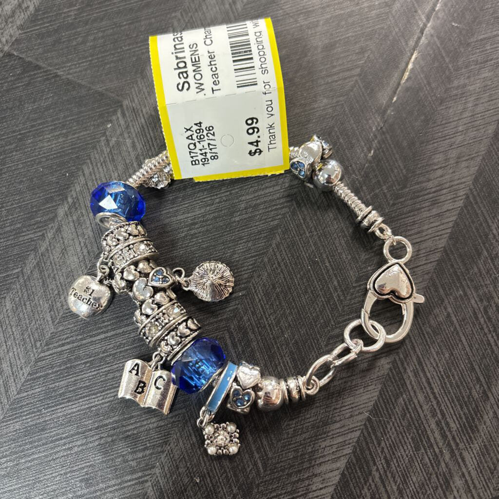 Teacher Charm Bracelet