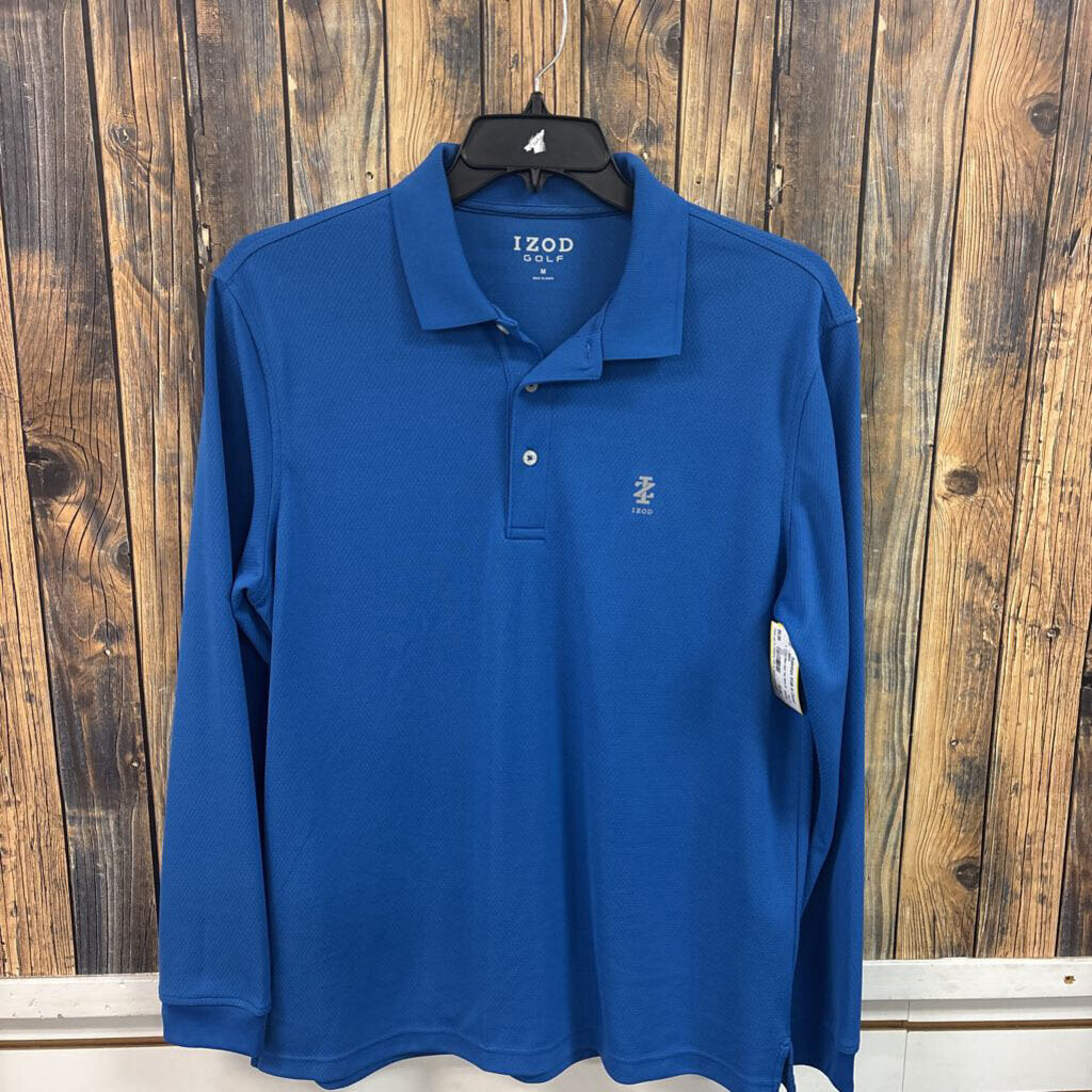 Izod Blue Golf Top, Mens M