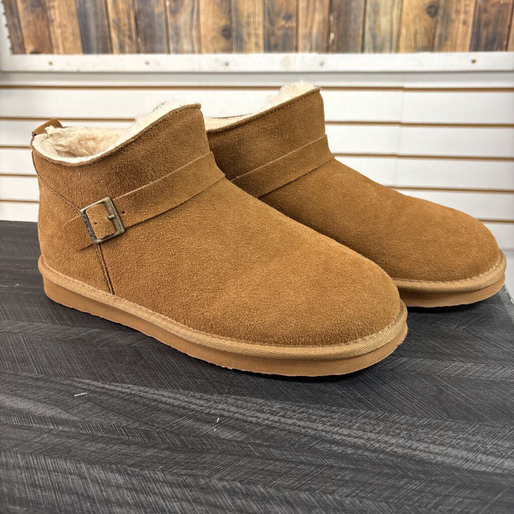 Bearpaw Brown Booties, Womens 10