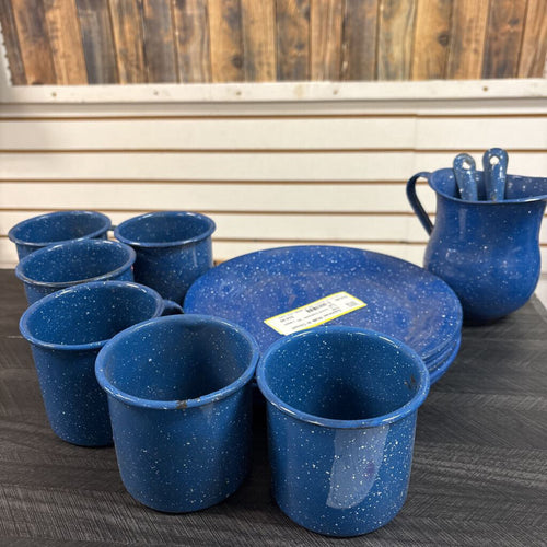 17 PC Enamel Cookware - NO SHIP