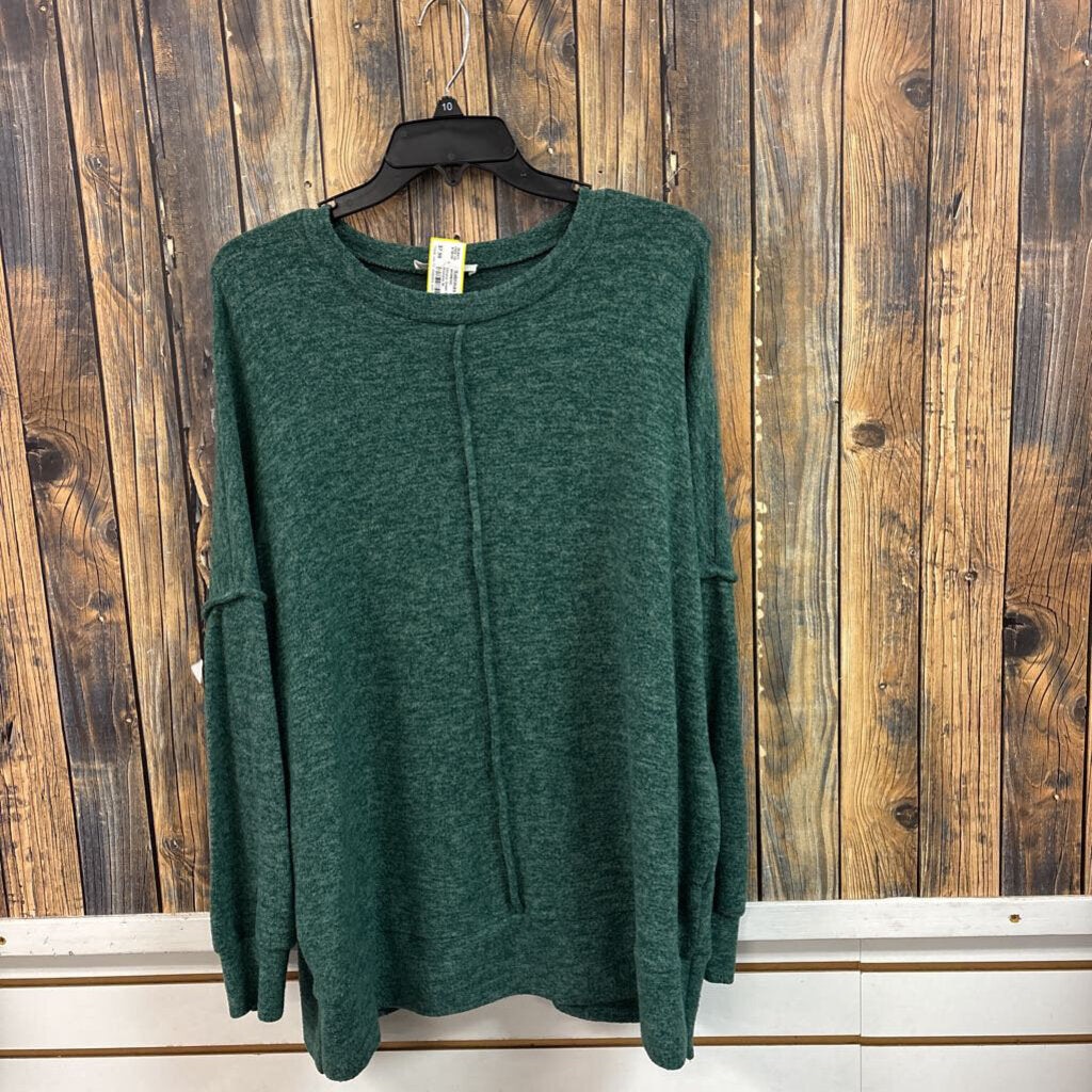 Zenana Green Sweater, Womens M