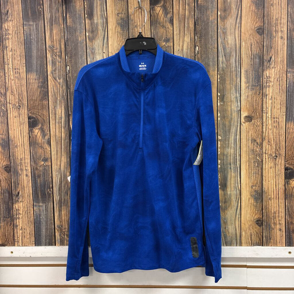 Under Armour Blue Pullover, Mens M