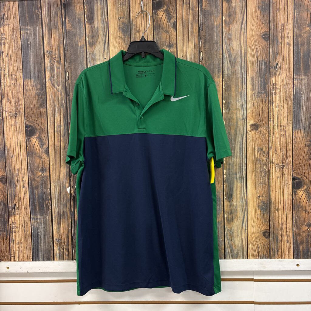 Nike Green Golf Polo, Mens L
