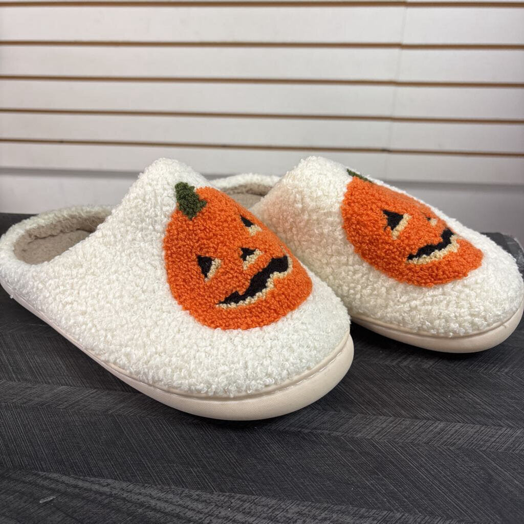 Pumpkin Slippers, Women's 8