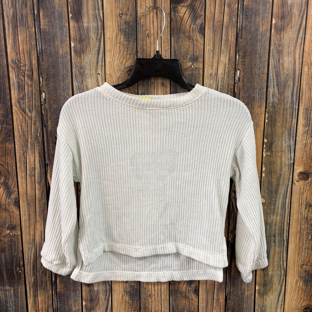 Soft White Sweater, Girl's 6/7