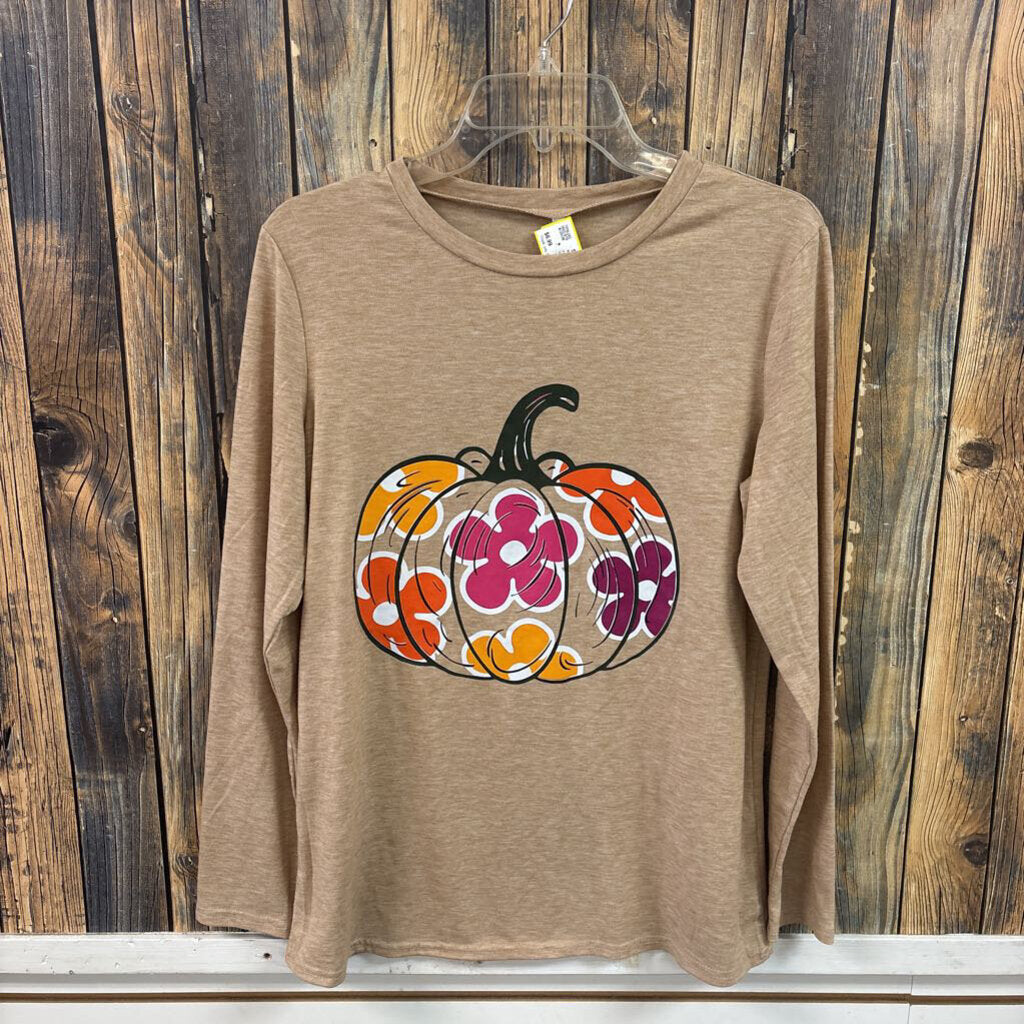 Pumpkin Brown Top, Womens M