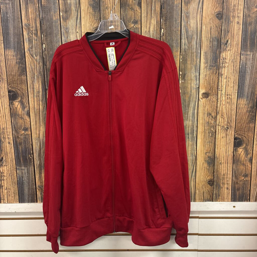 Adidas Red Jacket, Mens 2X