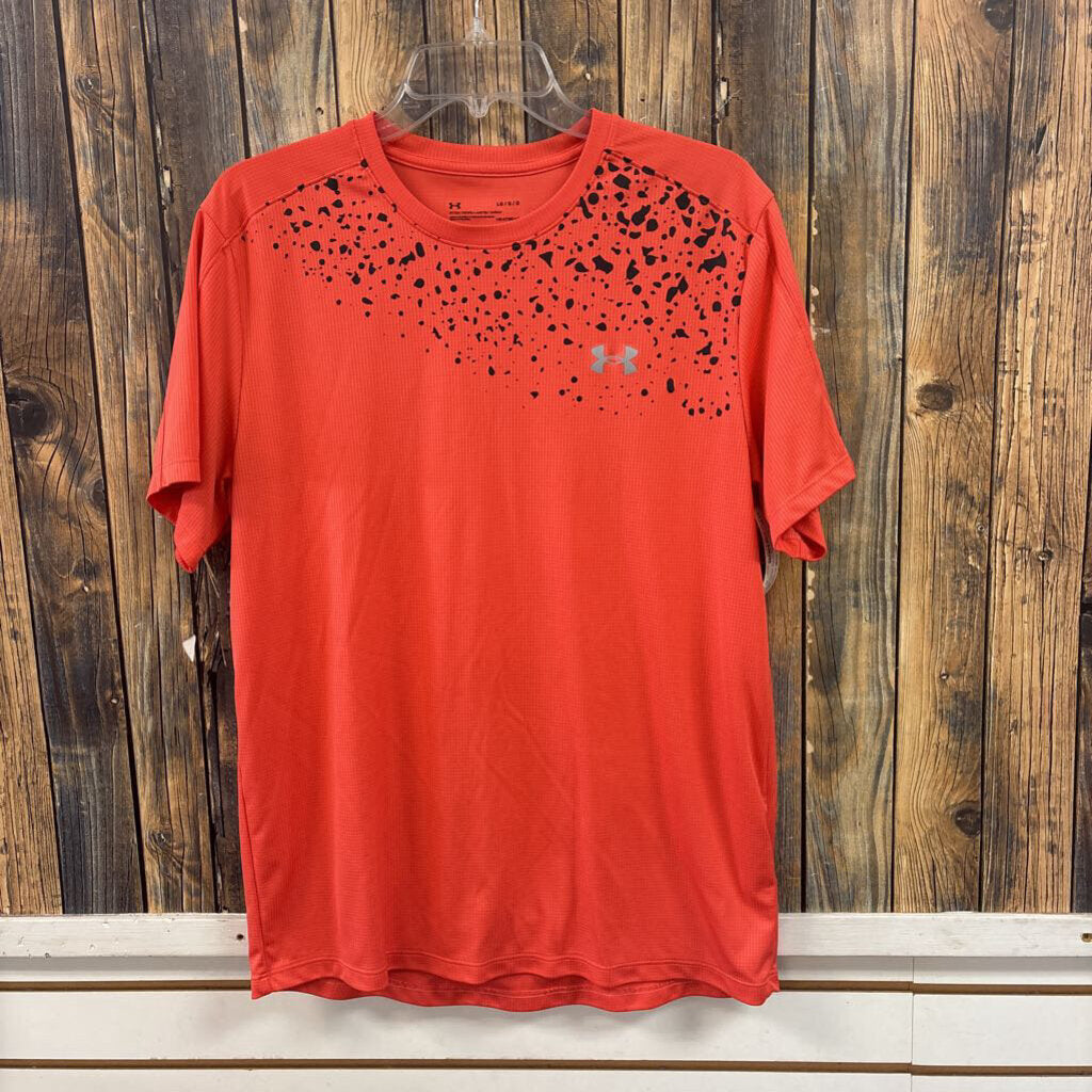 Under Armour Orange Splatter Top, Womens L