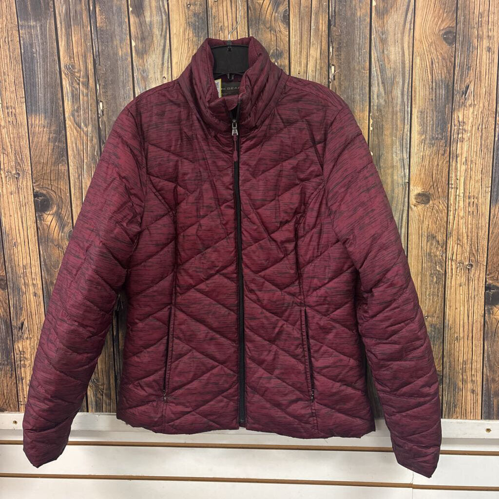 Tek Gear Warm Tech Maroon Coat, Womens M