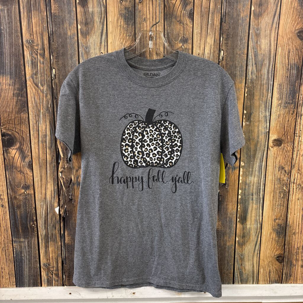Gray Animal Print Tee, Women's S (1)