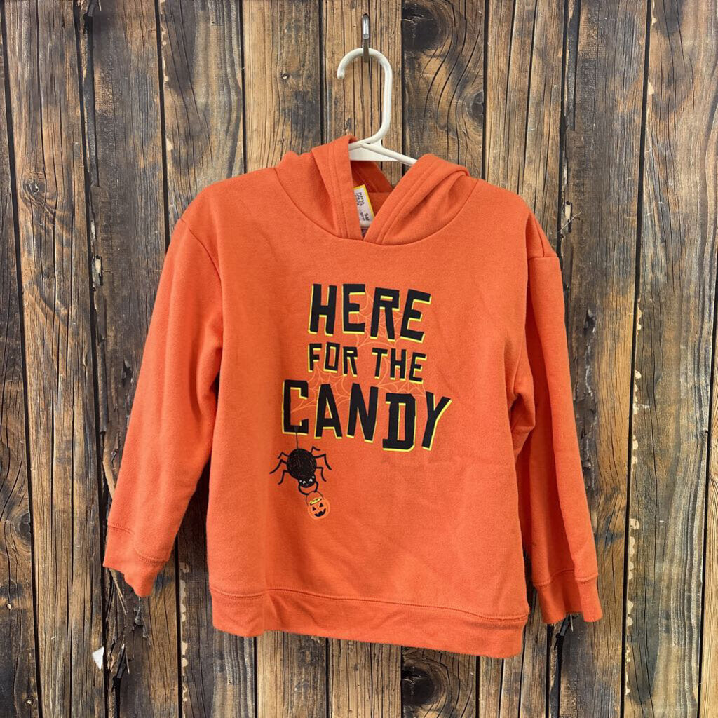 Here for the Candy Hoodie, Boy's 5T