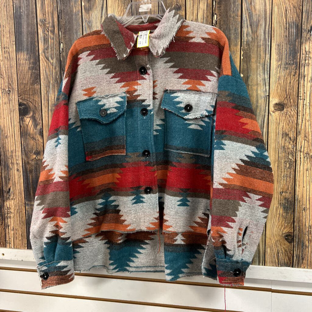 Aztec Shacket, Women's S