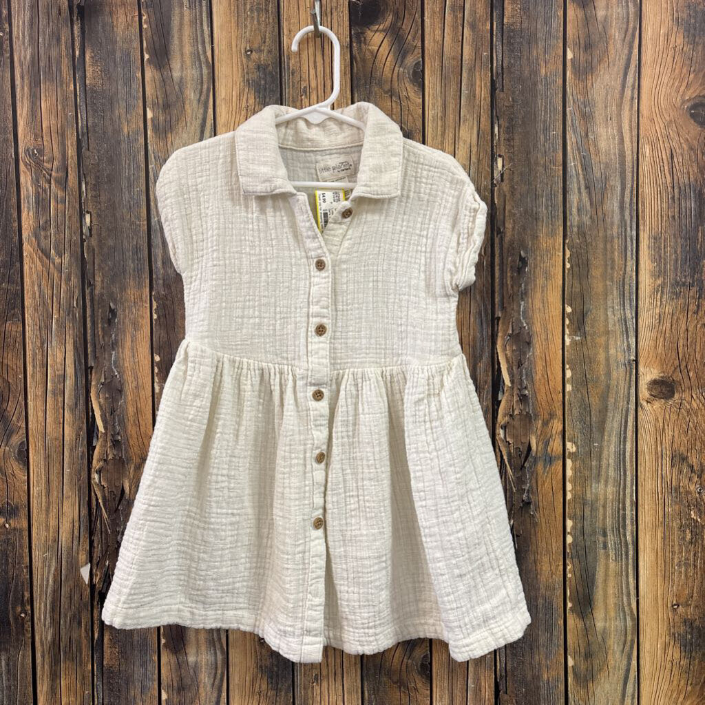Little Planet Cream Dress, Girl's 3T