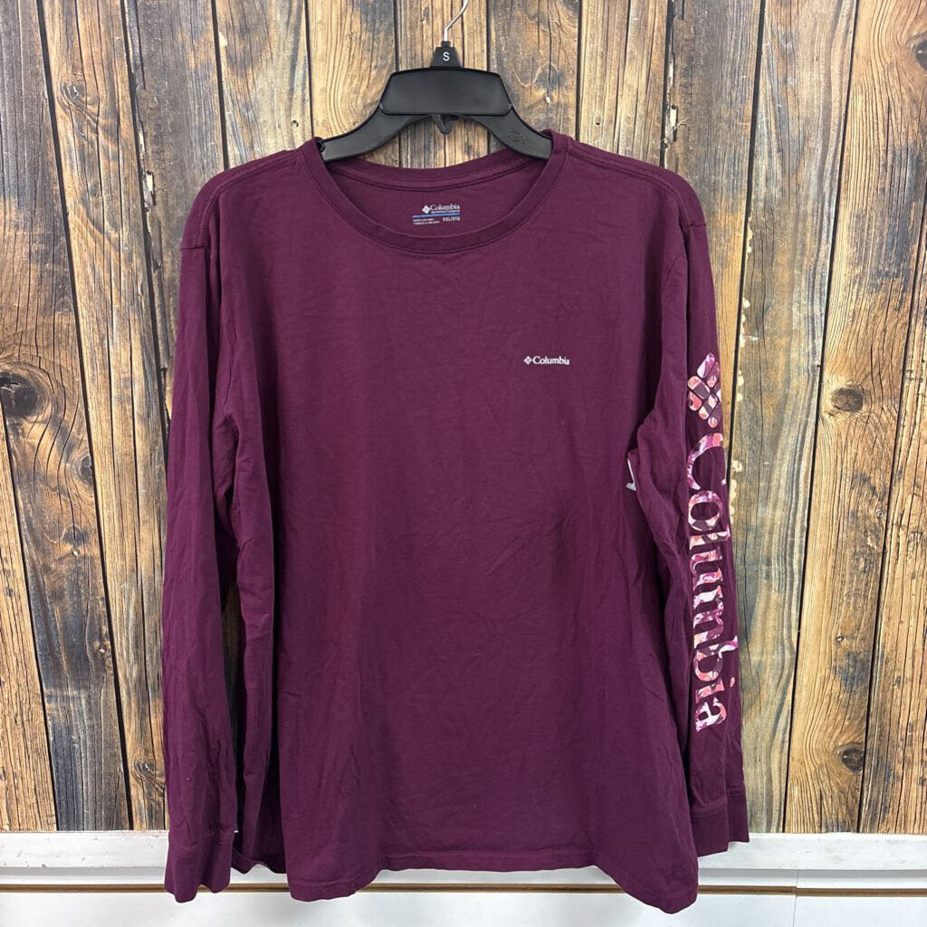 Columbia Maroon Top, Womens 2X