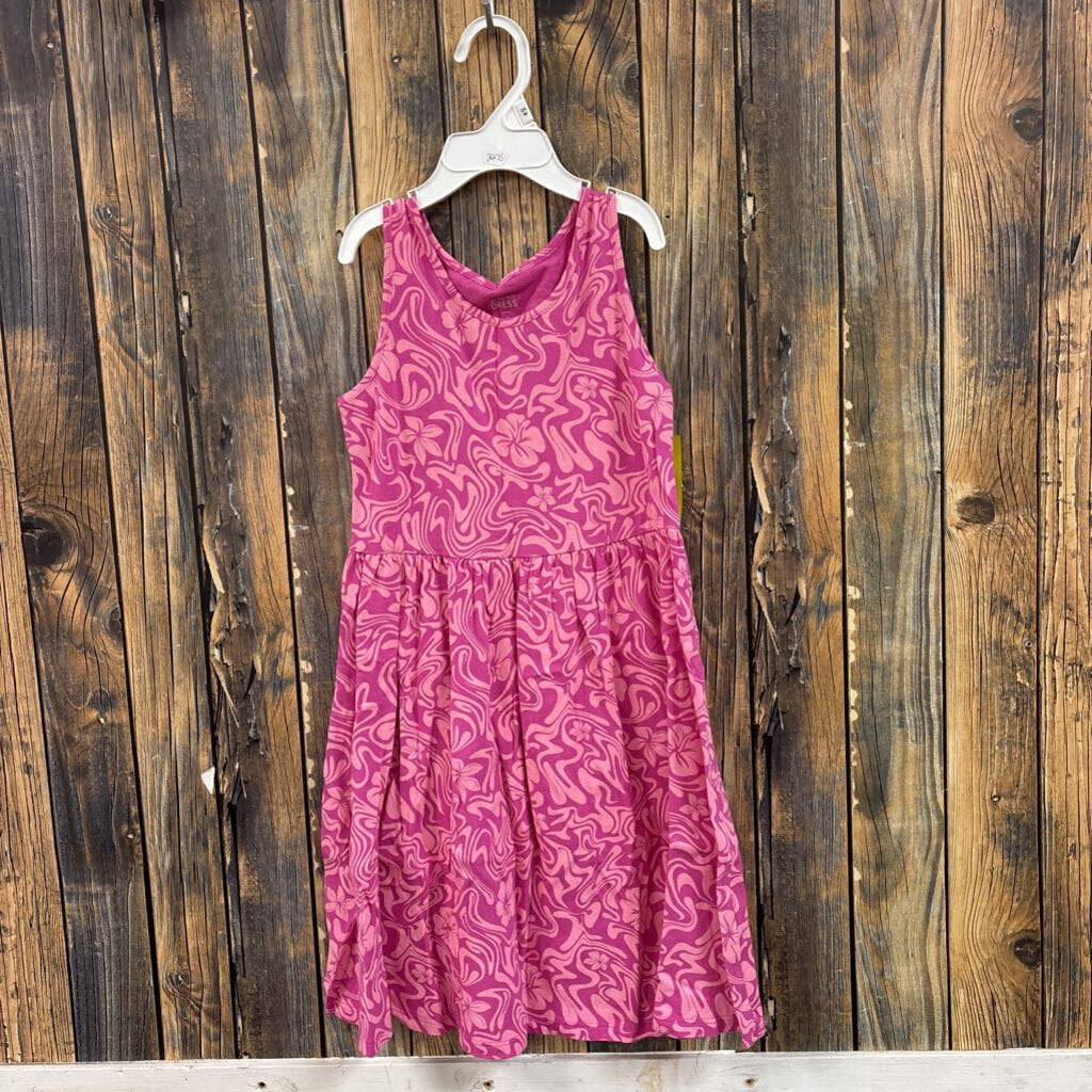 Jumping Beans Pink Flower Dress, Girls 6