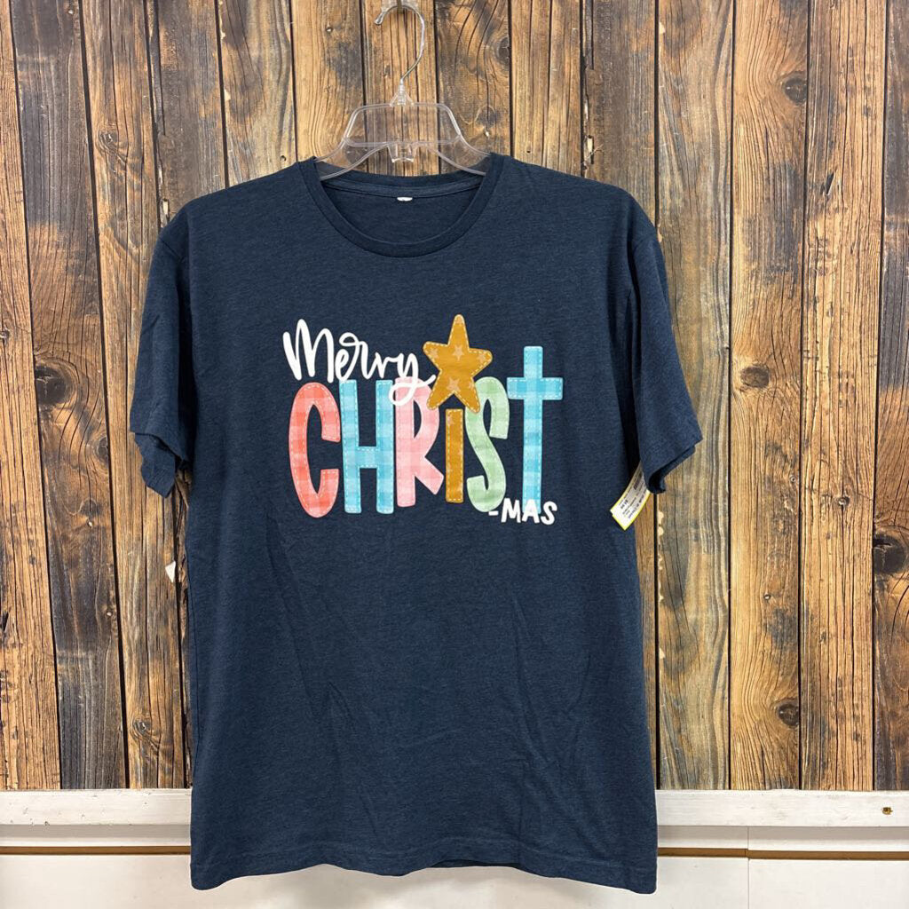 Merry Christmas Tee, Womens L