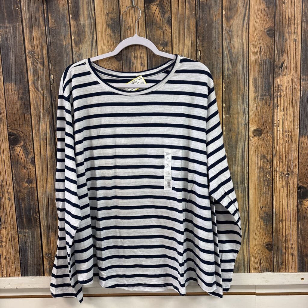 NWT Striped Top, Women's 3X